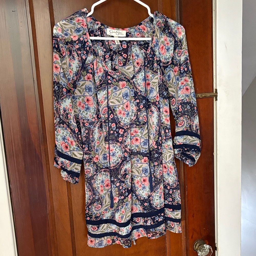 Jessica Simpson Maternity Paisley Top